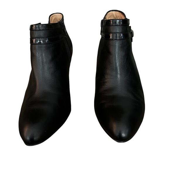 Sofft Womens Leather Ankle Booties Heels Size 10 M Belvedere 1048101 Black - Picture 3 of 10